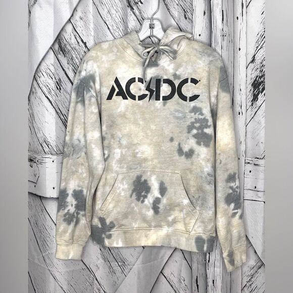 AC/DC Tie Dye Hoodie Pullover M - Picture 1 of 6